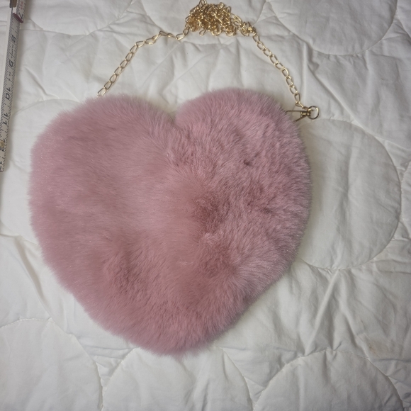 Heart shaped plush bag‎ - Picture 4 of 8